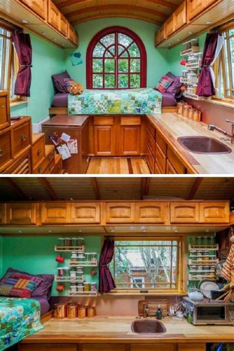 77 Categorized Tiny House Interiors That Ll Satisfy Every Tiny House Lover Tiny House Interior