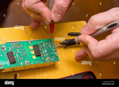 Repair Of Electronic Board Stock Photo Alamy