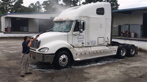 industrial cleaning equipment semi truck washing demonstration youtube