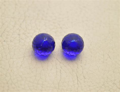 Cobalt Blue Quartz Gemstone Beads Cobalt Blue Quartz Etsy
