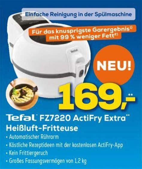 Tefal Fz Actifry Extra Hei Luft Fritteuse Angebot Bei Euronics
