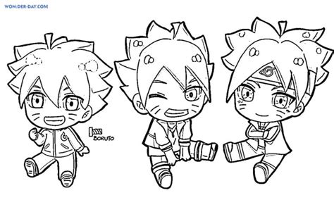 Boruto Coloring Pages Print And Color Wonder Day — Coloring Pages