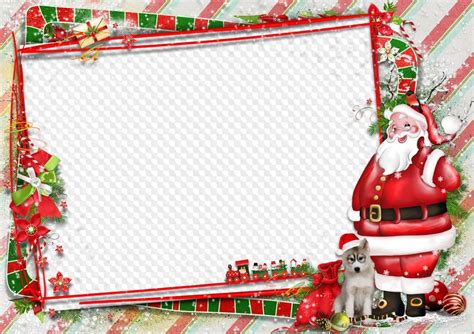 Christmas Photo Frame With Santa Free Photo Frame Psd Free 4 Photo