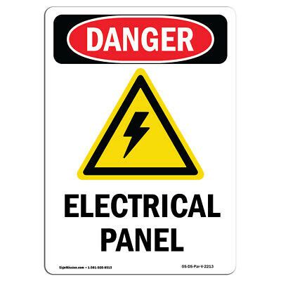 The label template is very organized with name amounts which are totally editable. OSHA Danger Sign - Electrical Panel | Heavy Duty Sign or ...