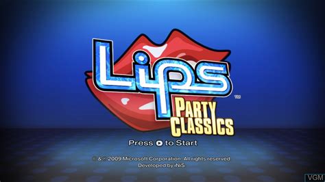 Lips Party Classics For Microsoft Xbox 360 The Video Games Museum