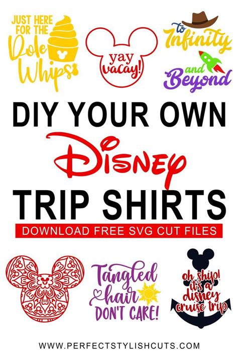 Free Disney Vacation Svg Files For Cricut Projects Disney Trip Shirts