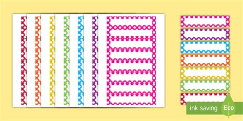 Multicolored Polka Dot Editable Drawer Peg Name Labels Peg