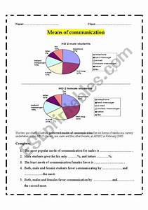 Pie Chart Esl Worksheet By Basima12345