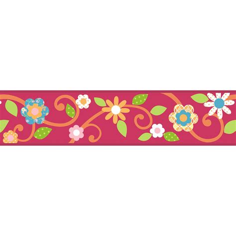 Free Download Room Mates Studio Designs Scroll Floral Wall Border In