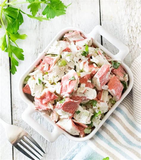 You can use canned crab meat, too, if you prefer. Imitation Crab Salad | Recipe (With images) | Imitation crab salad, Crab salad, Crab salad recipe