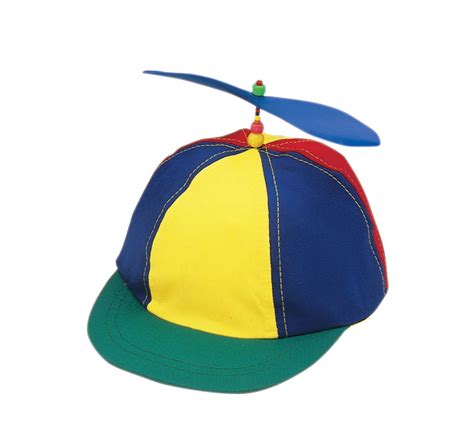 Propeller Cotton Ball Cap Multi Color Child Beanie Hat Clown Copter