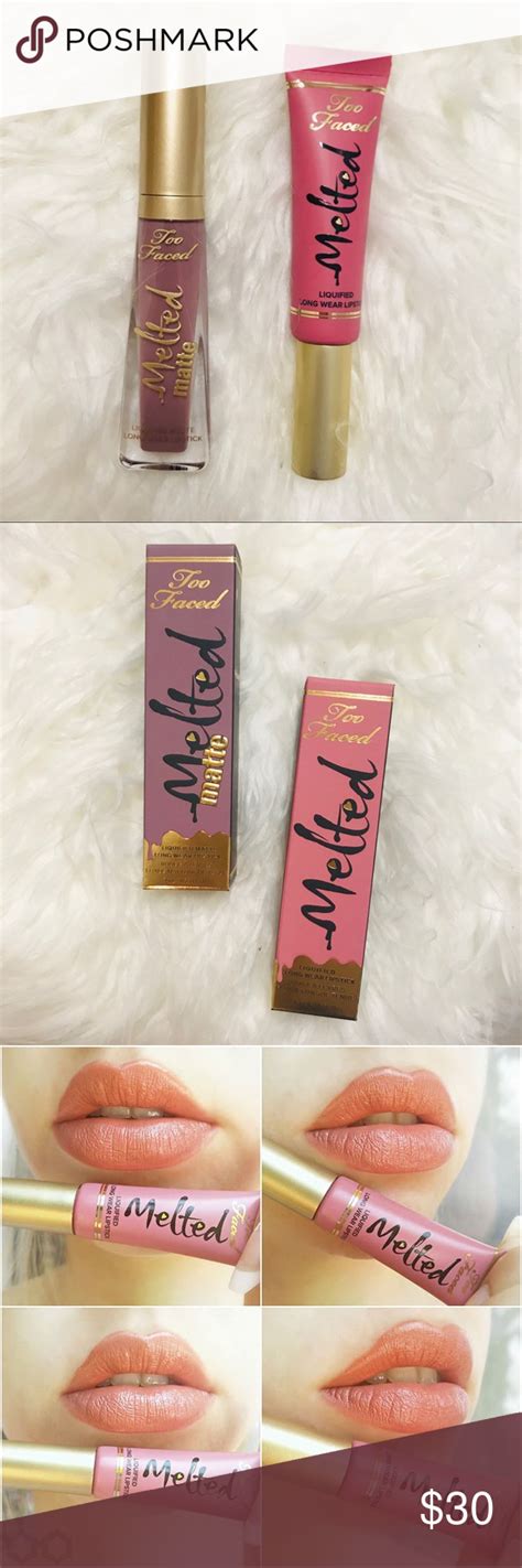 new too faced melted lipstick duo melted lipstick too faced melted lipstick lipstick