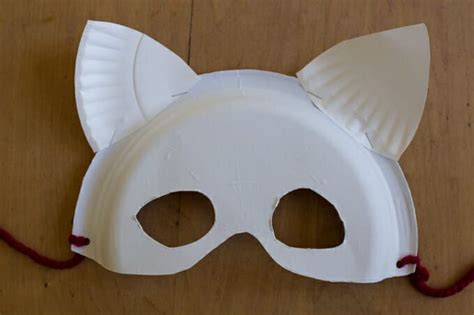 How To Make A Paper Mask For Kids Cut The Oval Shape Out Of The Paper