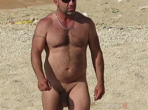 Mature Man In The Nude Beach