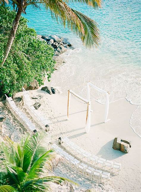 Virgin Islands Real Wedding Photos An Intimate Destination Wedding On A Private Beach In St