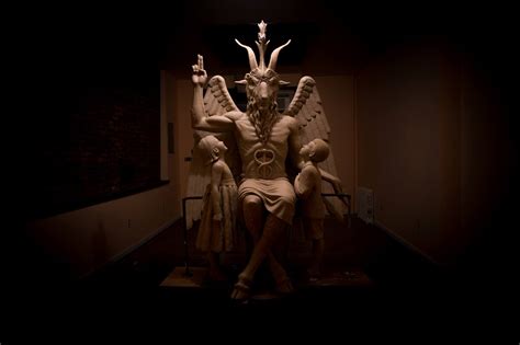 The Satanic Temples Giant Statue Of A Goat Headed God Is Looking For A
