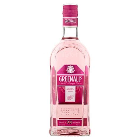 Irish And World Gin Greenall Wild Berry Pink Gin 700ml