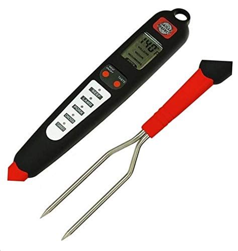 Digital Meat Thermometer Fork For Grilling And Barbecue Very Fast Read