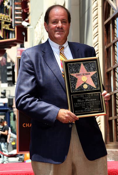 Chris Berman Honored On The Hollywood Walk Of Fame Zimbio