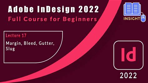 Margin Bleed Gutter Slug Indesign Free Course Tips And Tricks I