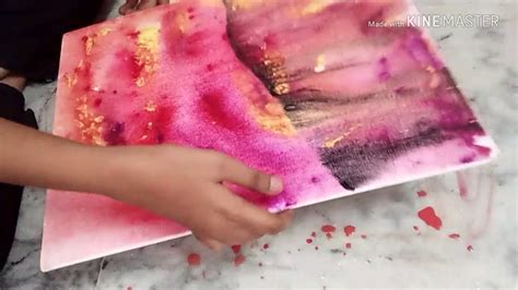 Abstract Painting With Watercolors Youtube