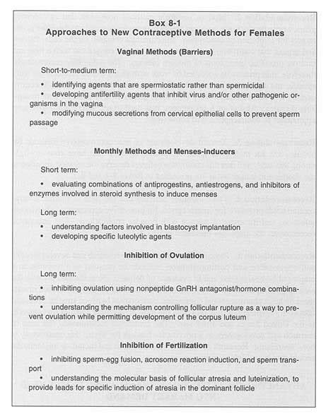 8 recommendations contraceptive research and development looking to the future the national