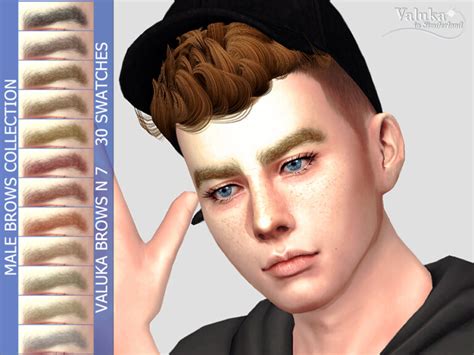 Sims 4 Cc Genetics Pralinesims Bushy Eyebrows In 36 C