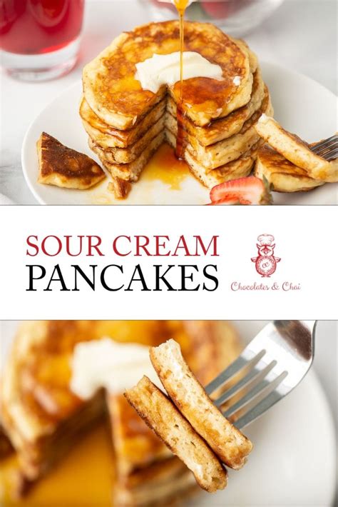 Sour Cream Pancakes Recipe Sour Cream Pancakes Breakfast Recipes