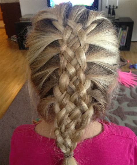 This is made by twisting the strands of hair as you braid them. Easy 4-Strand French Braid Style ~ Fashionip
