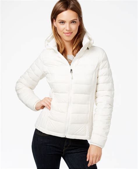 32 Degrees Hooded Packable Down Puffer Jacket In White Lyst