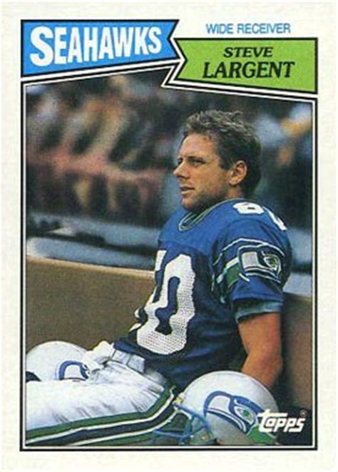Detailed look at how price guides & other tools can be used to determine the value of a sports card collection, with info on specific guides. 1987 Topps Steve Largent #177 Football Card Value Price Guide