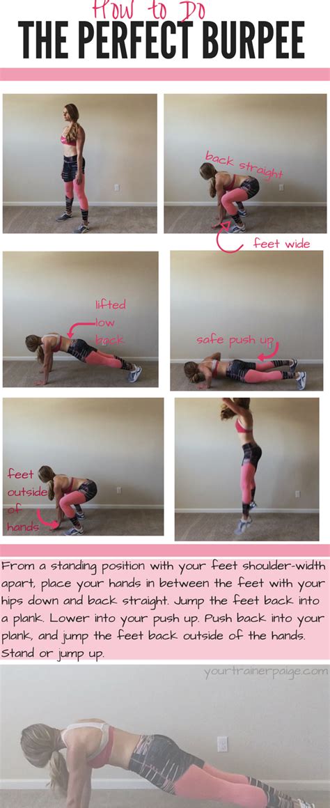 How To Do The Perfect Burpee Paige Kumpf