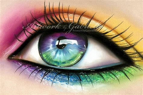 Rainbow Eye Drawing At Getdrawings Free Download