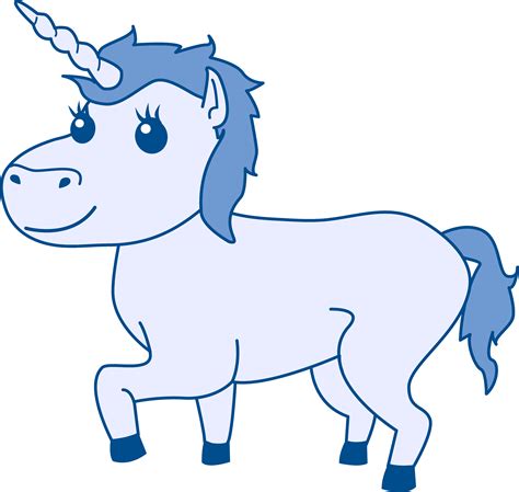 Blue Unicorn Png Png Image Collection