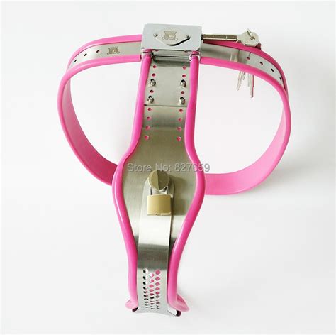 Female Chastity Belt Adjustable Stainless Steel Chastity Belt Enforcer