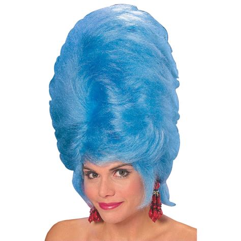 Blue Beehive Marge Simpsons Fancy Dress Costume Wig New Ebay
