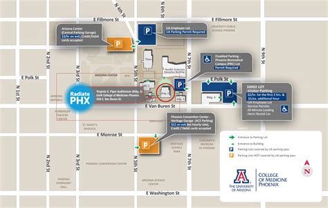 Downtown Phoenix Parking Map Wind Map