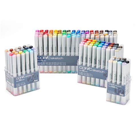 Copic Sketch Marker Set 12 Color Basic