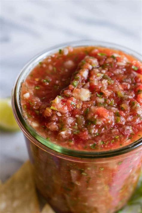 Easy Homemade Salsa Using Canned Tomatoes It Is My Belief That You Need Both Fresh And Canned