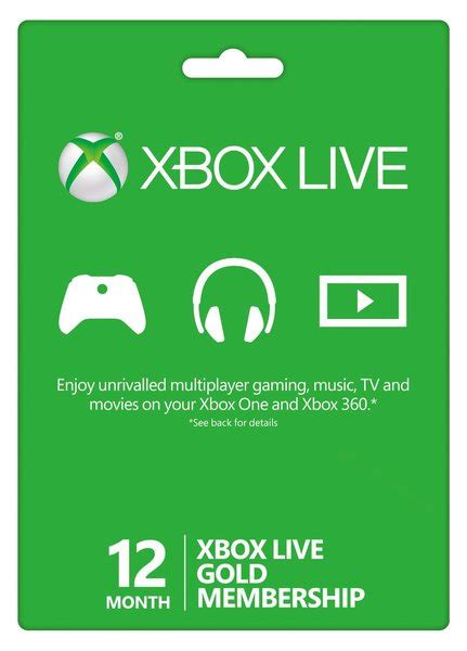 For All Your Gaming Needs Xbox Live Gold 12 Month