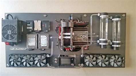 Evolution Of Feros Wall Mounted Pc Case By Request And To Help Answer