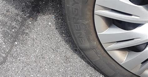 I Just Noticed This Small Tire Bulge About A Half Hour Ago The Car Isn