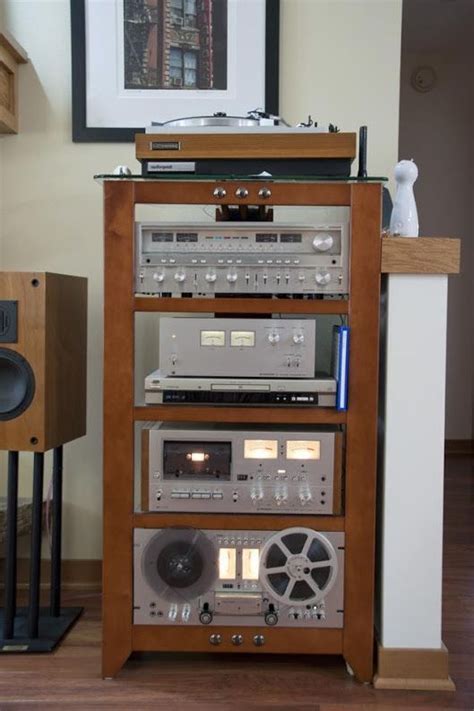 Vintage Pioneer Audio Room Audio Rack Hifi