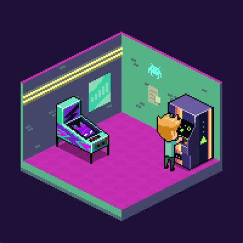 Pixel Art Arcade On Behance