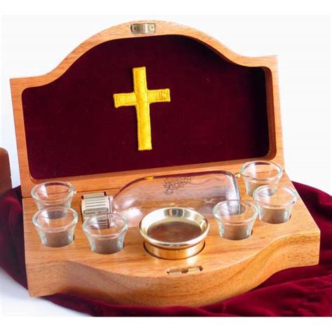 How To Have Communion At Home Communion Set 4 Piece Delux Gilded