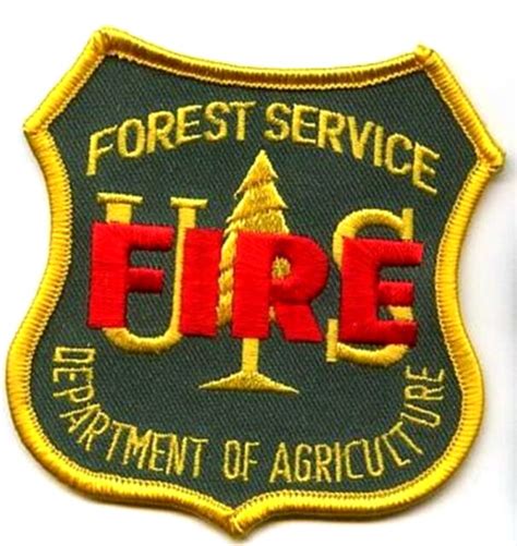 Forest Wildland Park Fire Service Firefighter Shield Patch Ebay