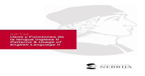 Inf134 Usos Y Funciones De La Lengua Inglesa Ii · Cg7 Comunicación