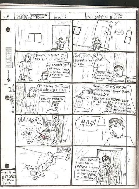 Freddy Vs Jason Pg48 By Dw13 Comics On Deviantart