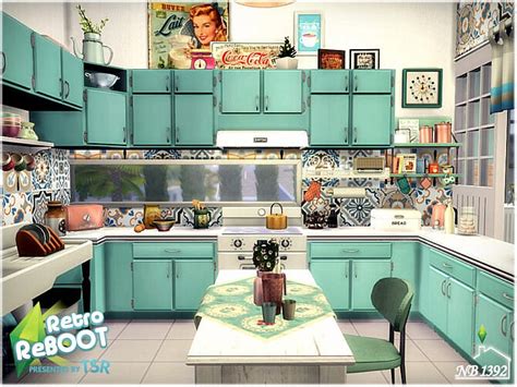 Retro Kitchen By Nobody1392 At Tsr Sims 4 Updates