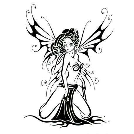 2 the history of butterfly tattoos. Anime Tribal Fairy Tattoo Design - TattooWoo.com